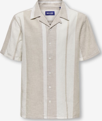 Only & Sons Junior Regular Fit Skjorte 'OSJCAIDEN' i grå: forside