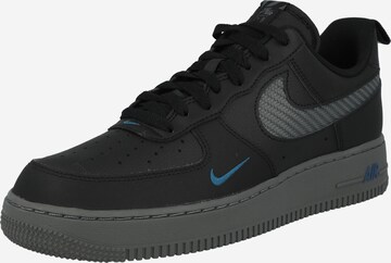 Nike Sportswear Låg sneaker 'AIR FORCE 1' i svart: framsida