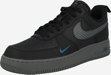 Nike Sportswear - Sapatilhas baixas 'AIR FORCE 1' em preto: frente