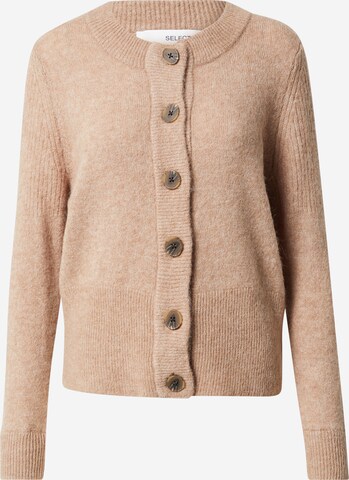 SELECTED FEMME Strickjacke 'Sia' in Beige: predná strana