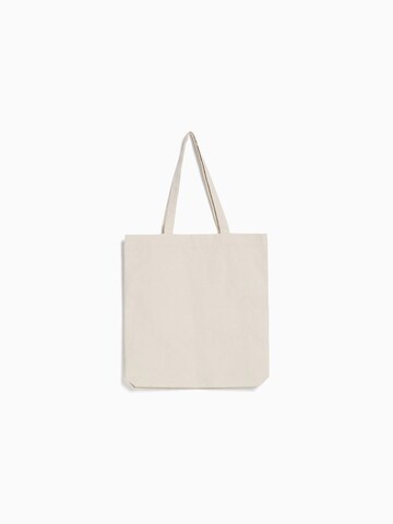 Bershka Shopper in Beige