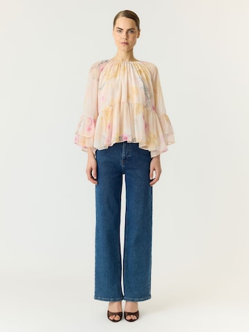 YAS Bluse 'YASBlomina' in Orange