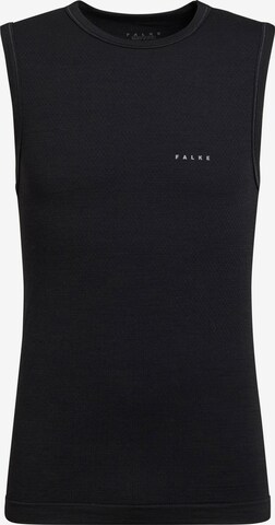 FALKE Base Layer in Schwarz: Vorderseite