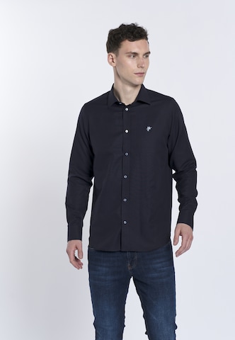 DENIM CULTURE Regular fit Overhemd 'RODRIGO' in Blauw