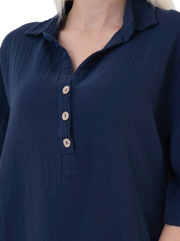 WENOR Blusenkleid 'Mira' in Blau