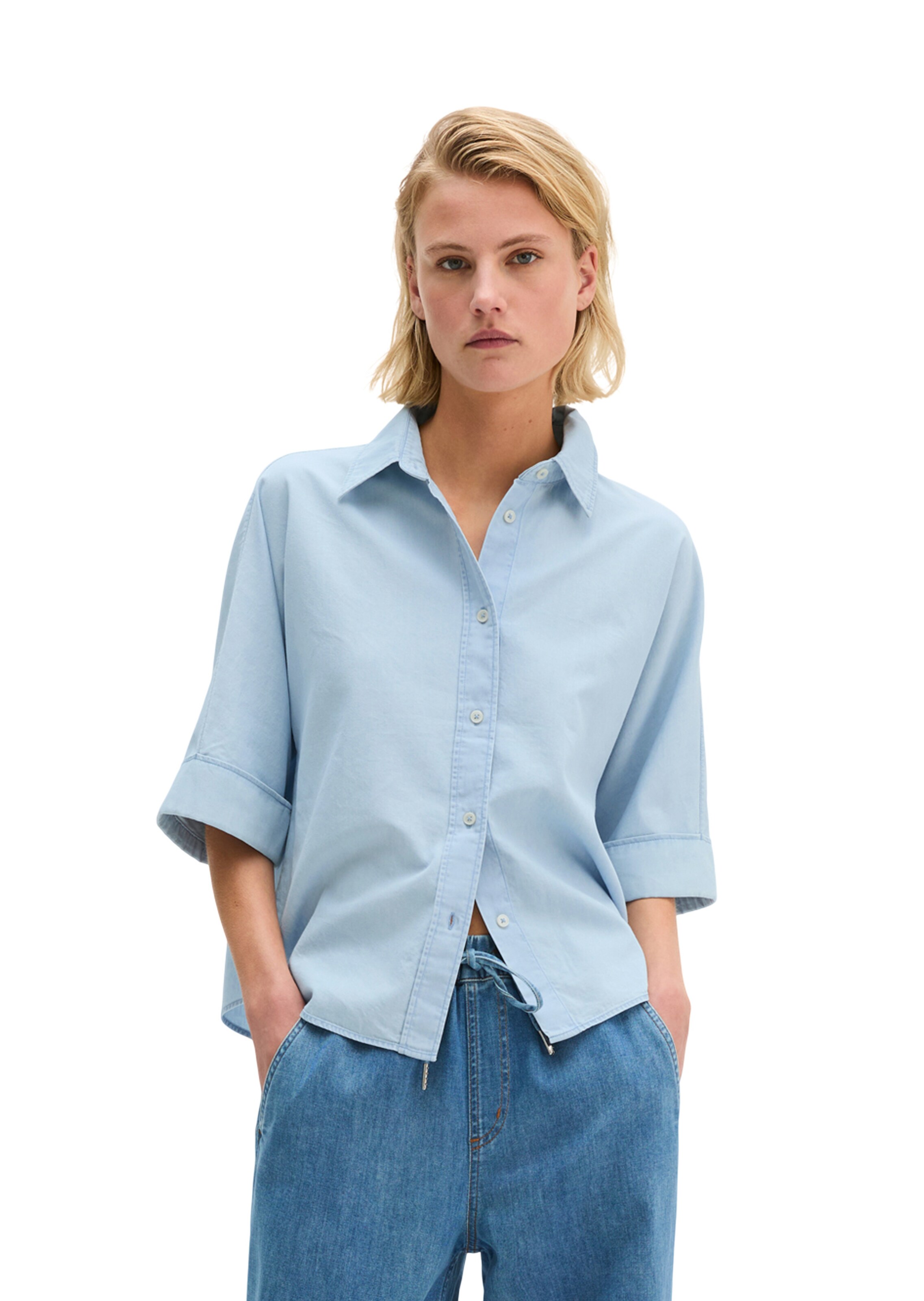 Marc O'Polo Blouse in Blue: front