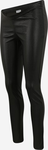 Skinny Leggings 'DOCRO' de la Pieces Maternity pe negru: față