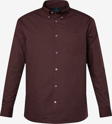 Boston Park Regular fit Button Up Shirt in Red: front