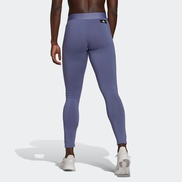 ADIDAS PERFORMANCE Skinny Sporthose in Lila