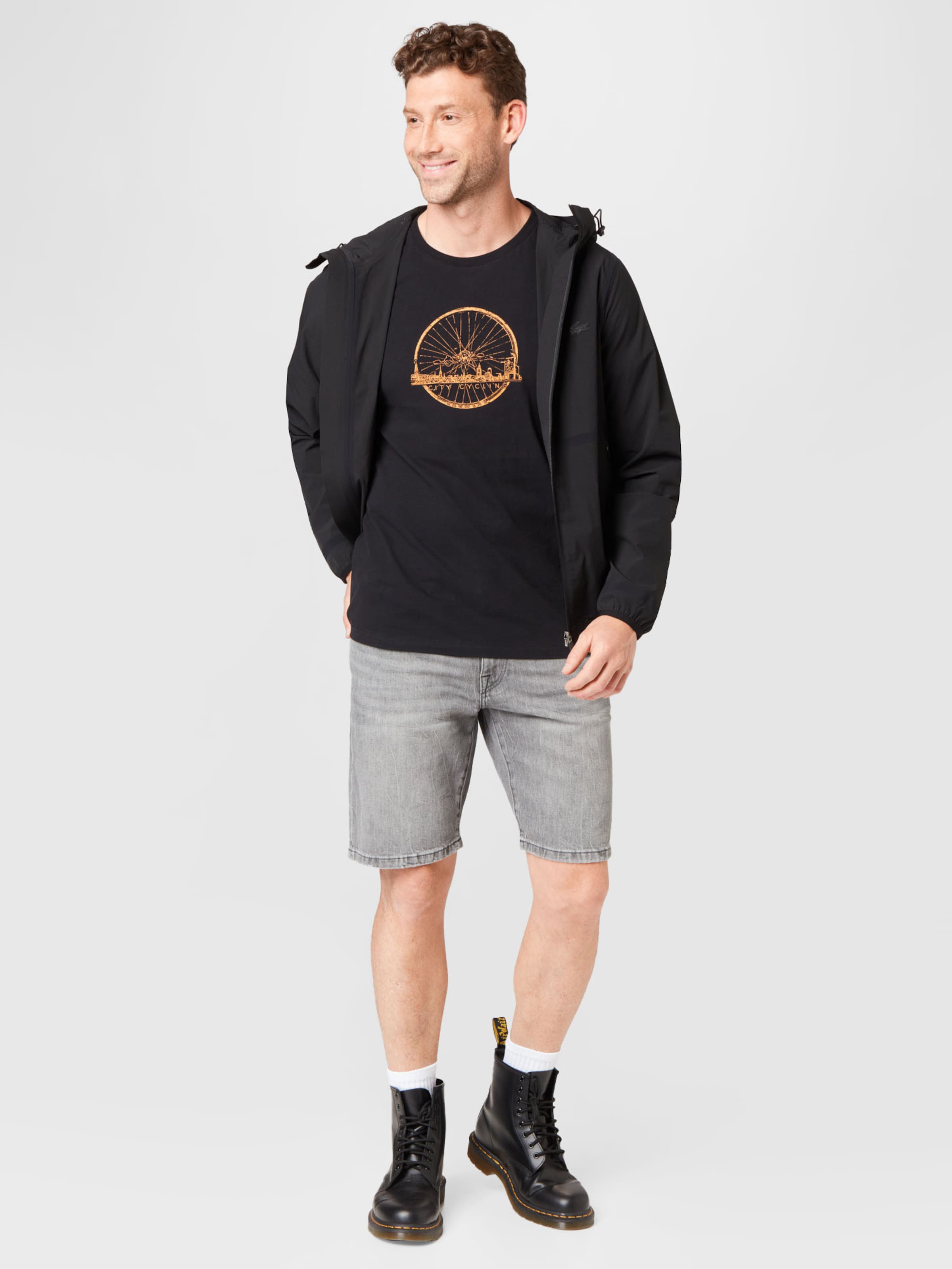 Männer Shirts Ragwear T-Shirt 'LATTY' in Schwarz - DK33242