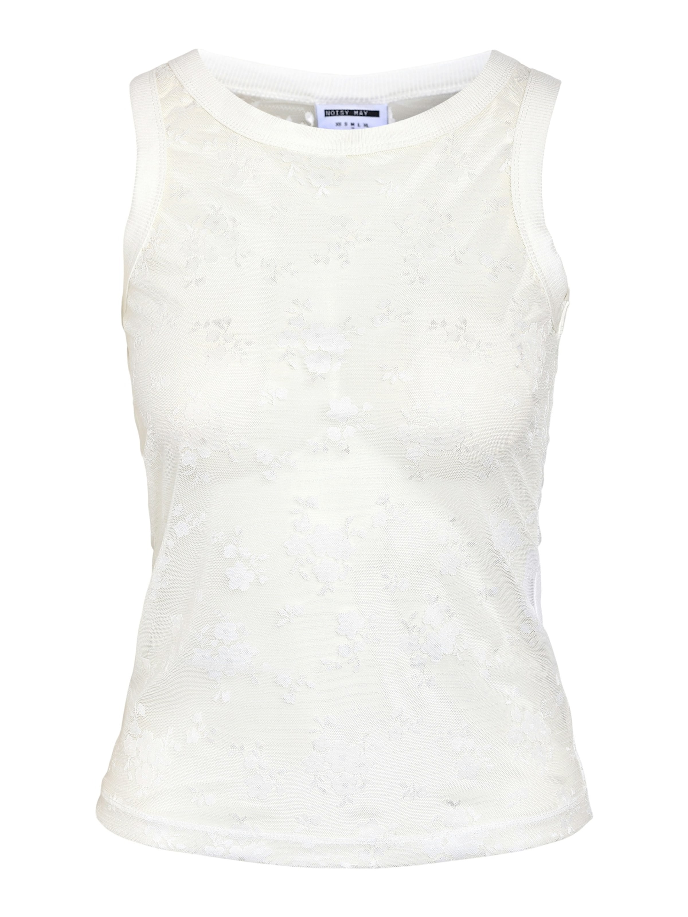 Haut 'NMEVE' Noisy may en blanc : devant