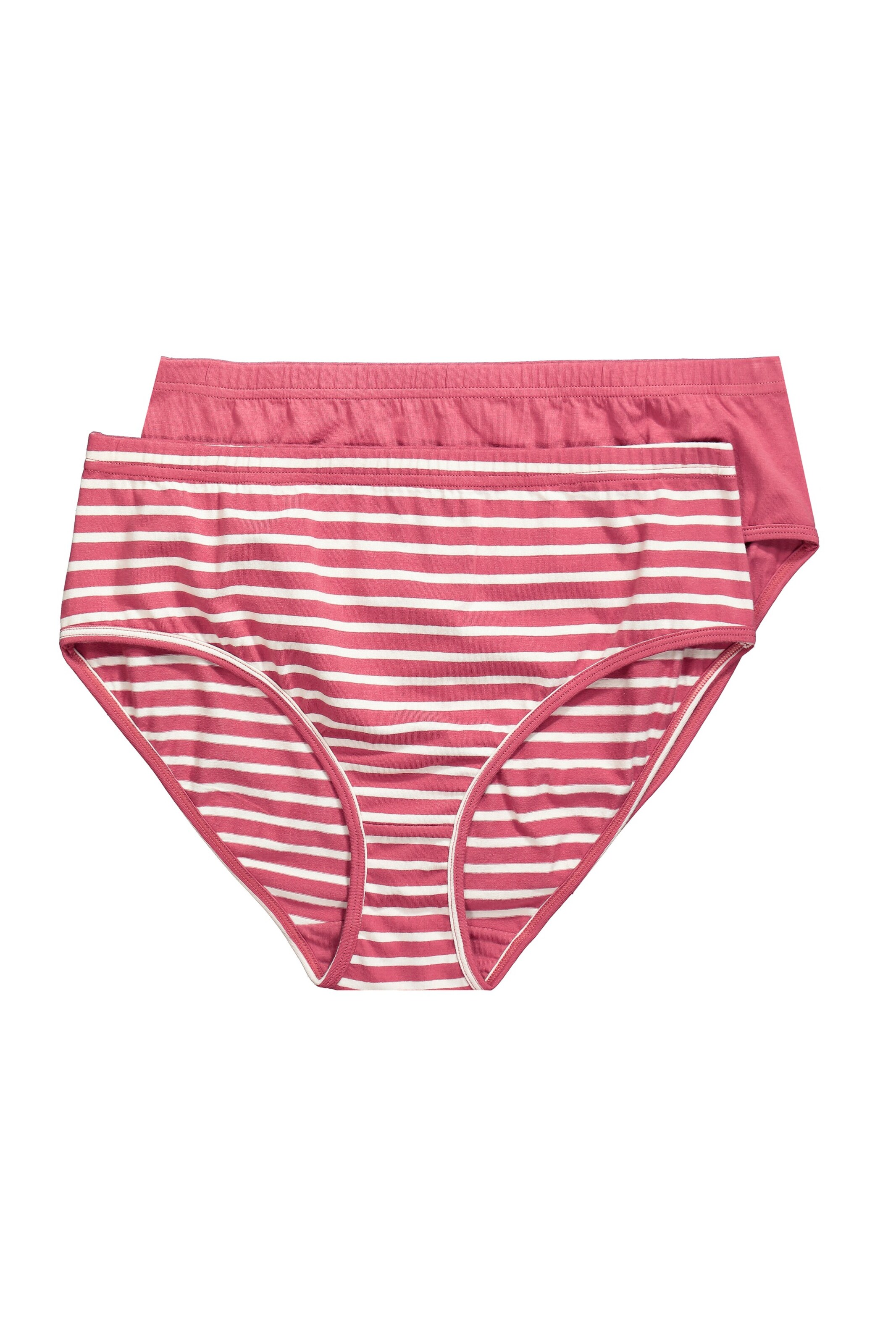 Ulla Popken Slip in himbeer / weiß, Produktansicht