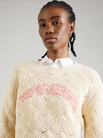 Pepe Jeans - Pullover 'GRACE' em bege