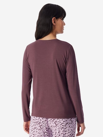 Chemise de nuit ' Mix Relax ' SCHIESSER en marron