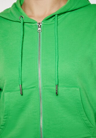 MYMO - Sudadera con cremallera en verde