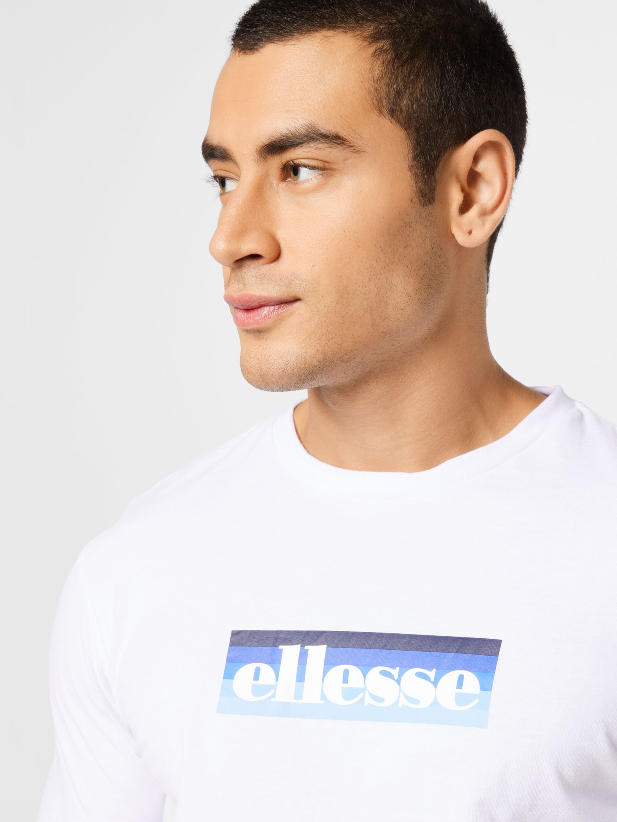 Männer Shirts ELLESSE T-Shirt 'Kiko' in Weiß - JR18592 Männer Shirts ELLESSE T-Shirt 'Kiko' in Weiß - JR18592