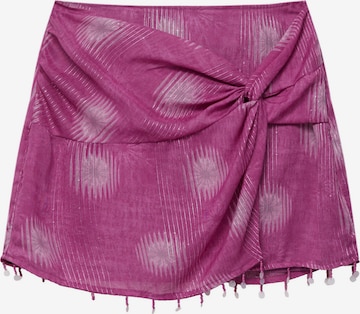 Pull&Bear Skirt in Pink: front