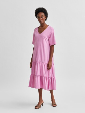 SELECTED FEMME - Vestido 'Reed' em roxo