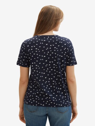 Tom Tailor Women + T-Shirt in Blau