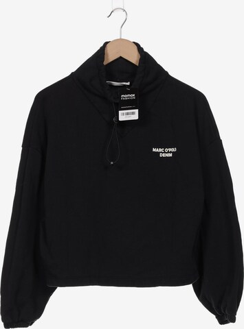 Marc O'Polo Sweatshirt & Zip-Up Hoodie in L in Black: front