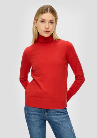 s.Oliver Sweater in Red: front