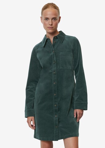 Marc O'Polo - Vestido camisero en verde: frente