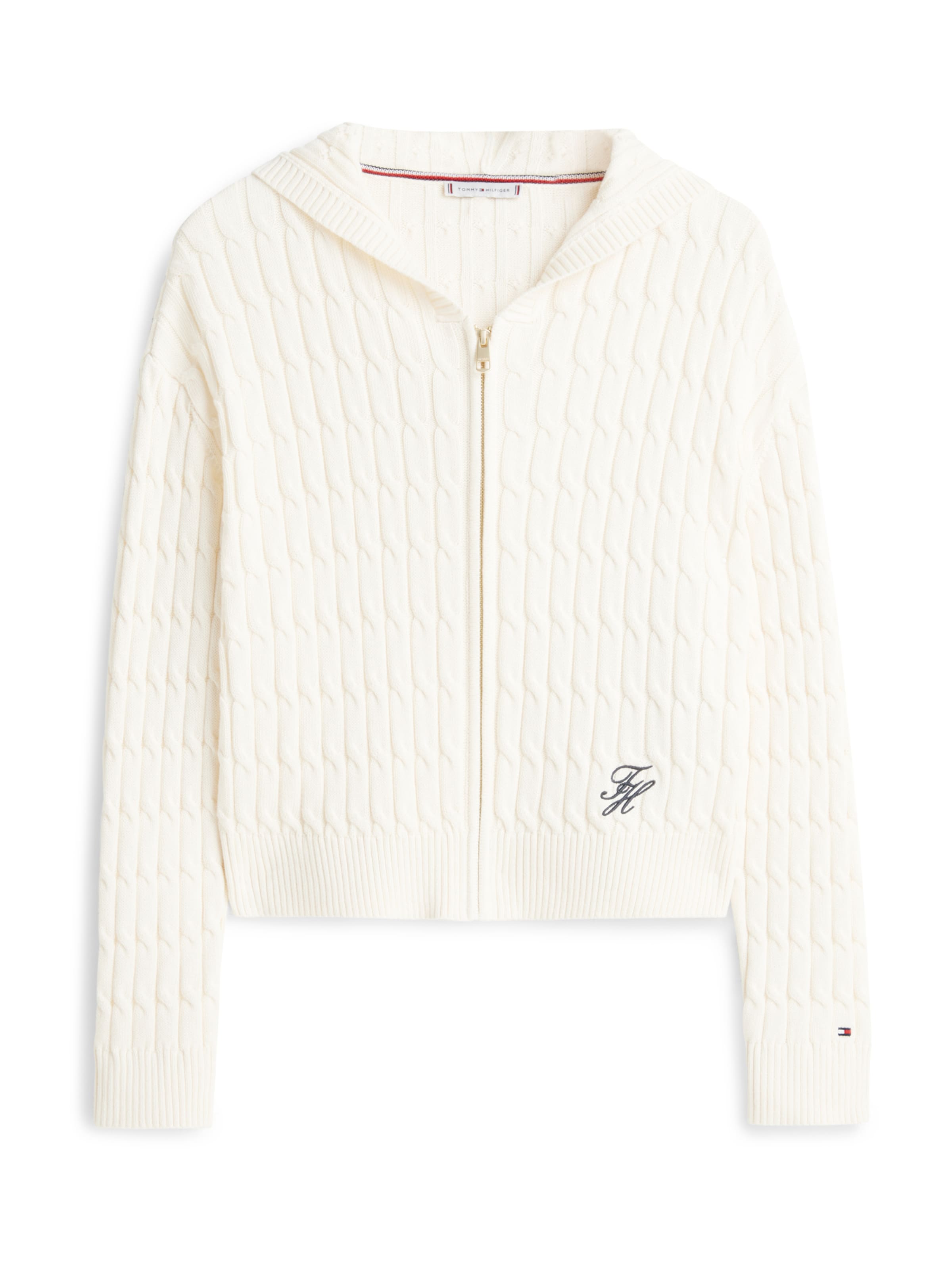 smėlio TOMMY HILFIGER Kardiganas: priekis