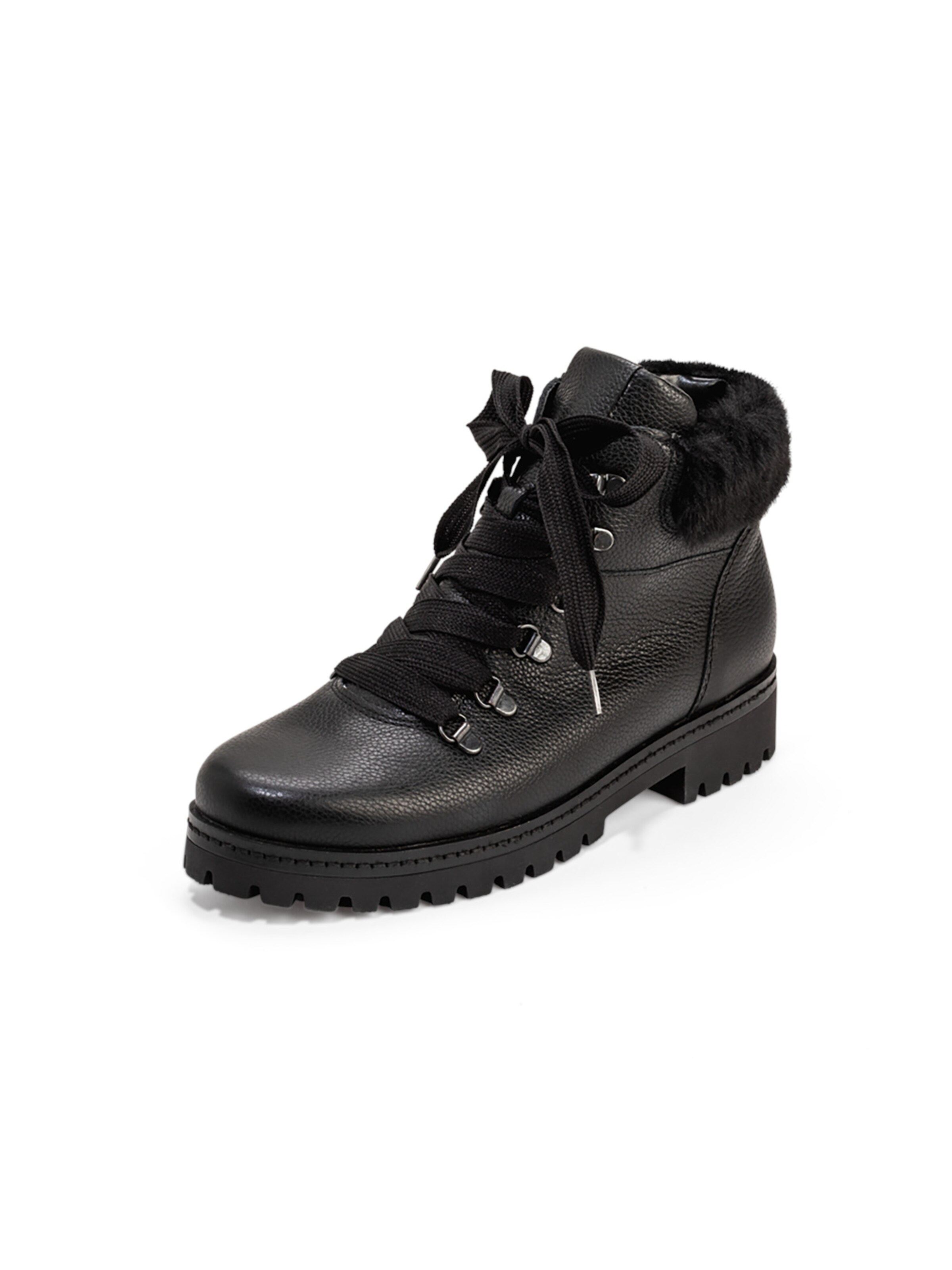 VITAFORM Bottines à lacets en noir, Vue avec produit