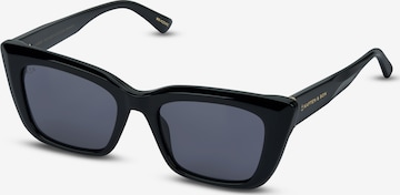 Lunettes de soleil 'Cassis' Kapten & Son en noir : devant