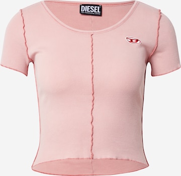 DIESEL Shirt in Roze: voorkant