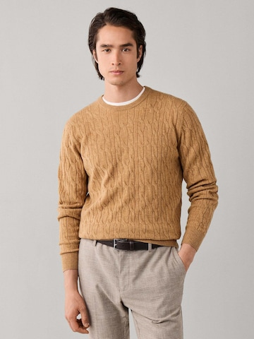 Hackett London Sweater in Beige: front