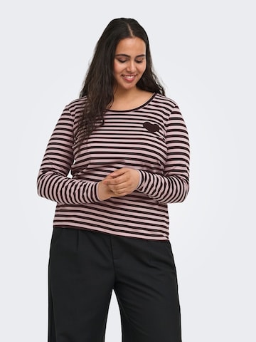 ONLY Carmakoma Shirt 'CARBodil' in Brown: front