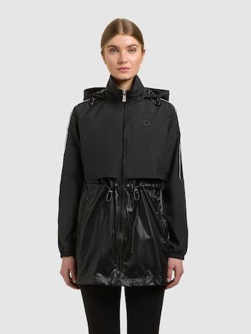 khujo Raincoat 'IZZA' in Black