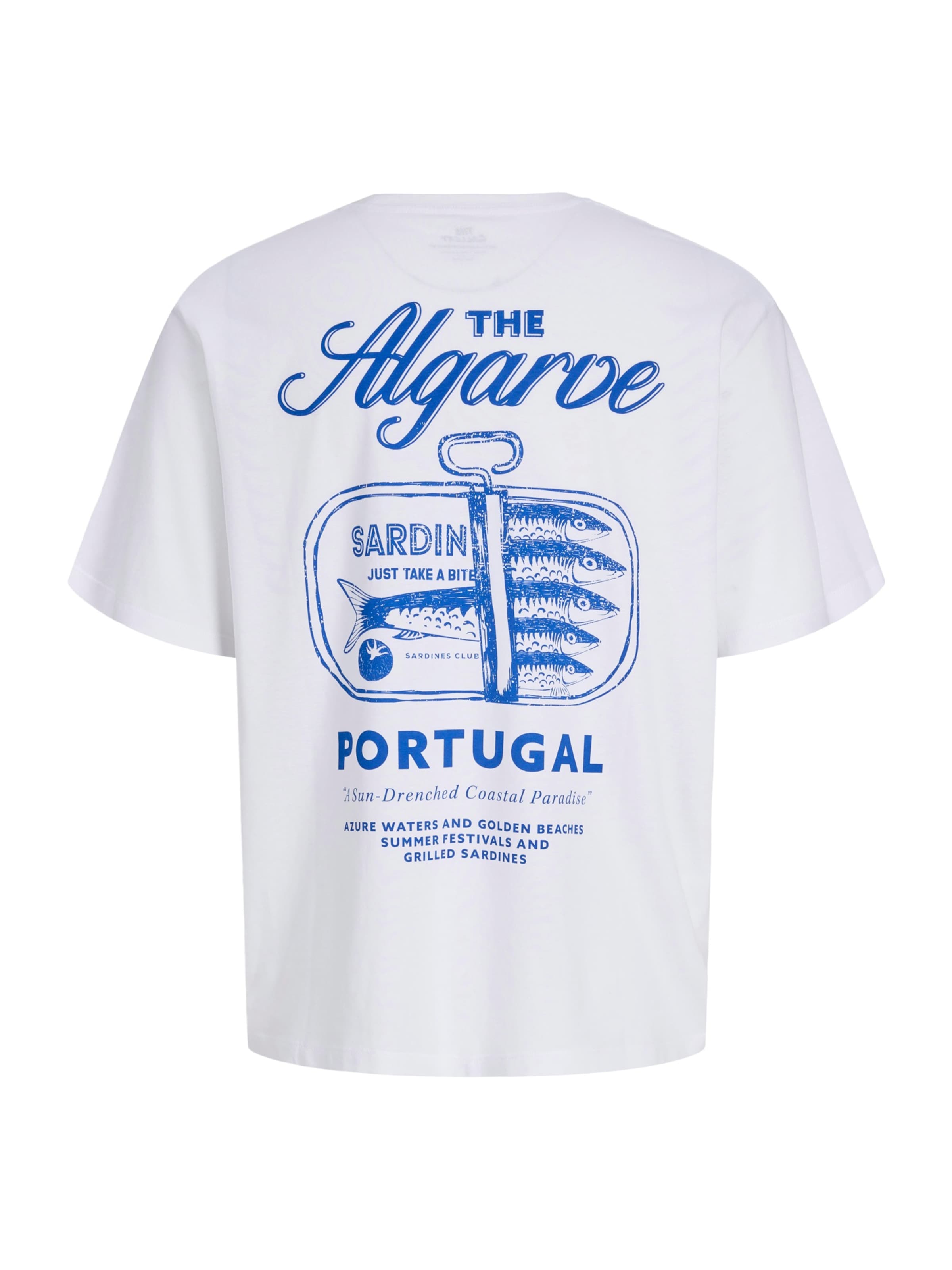 JACK & JONES Tričko 'JORVACATION' – bílá