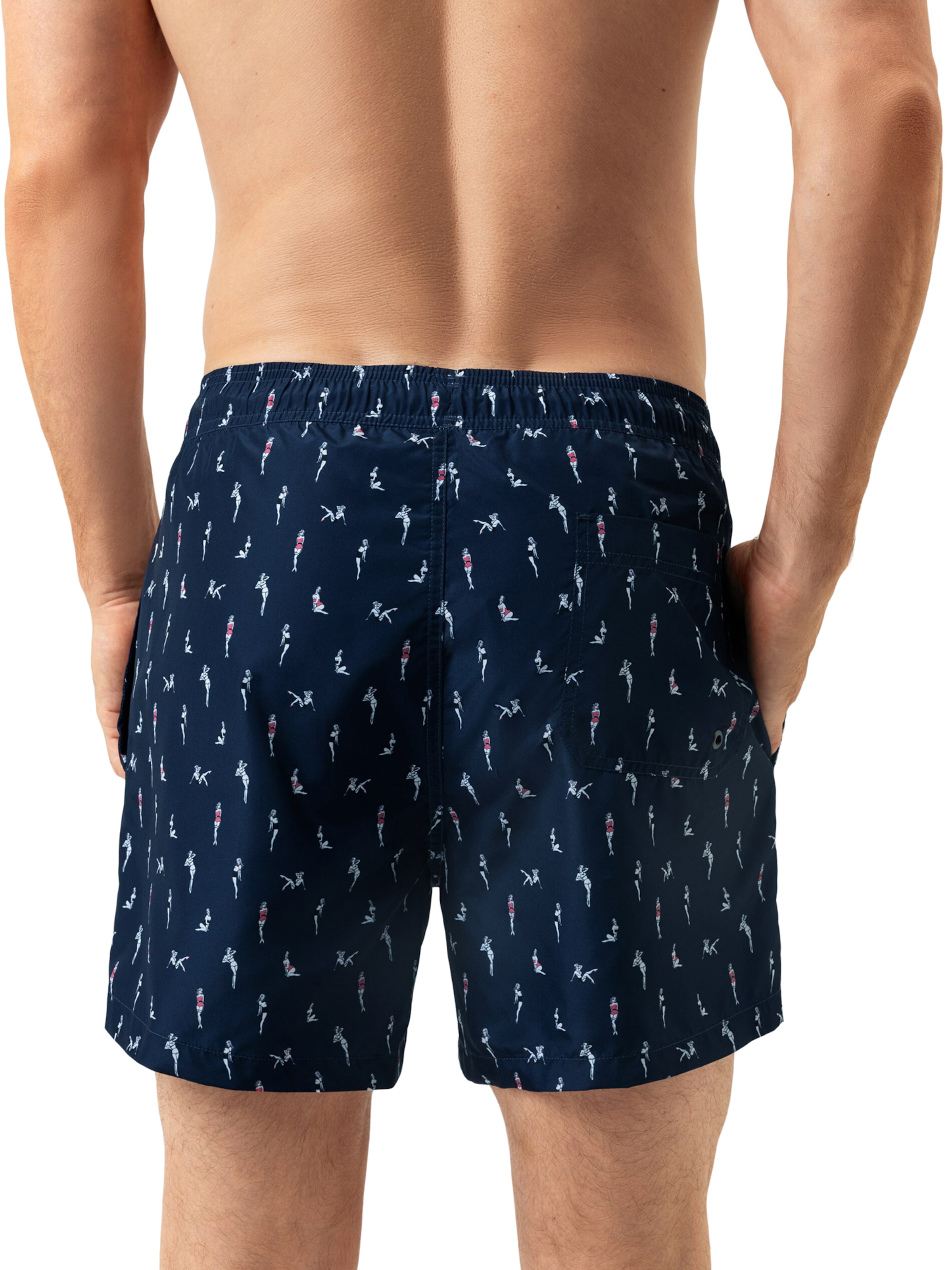 Shorts de bain 'Pin Up Doll' Mey en bleu