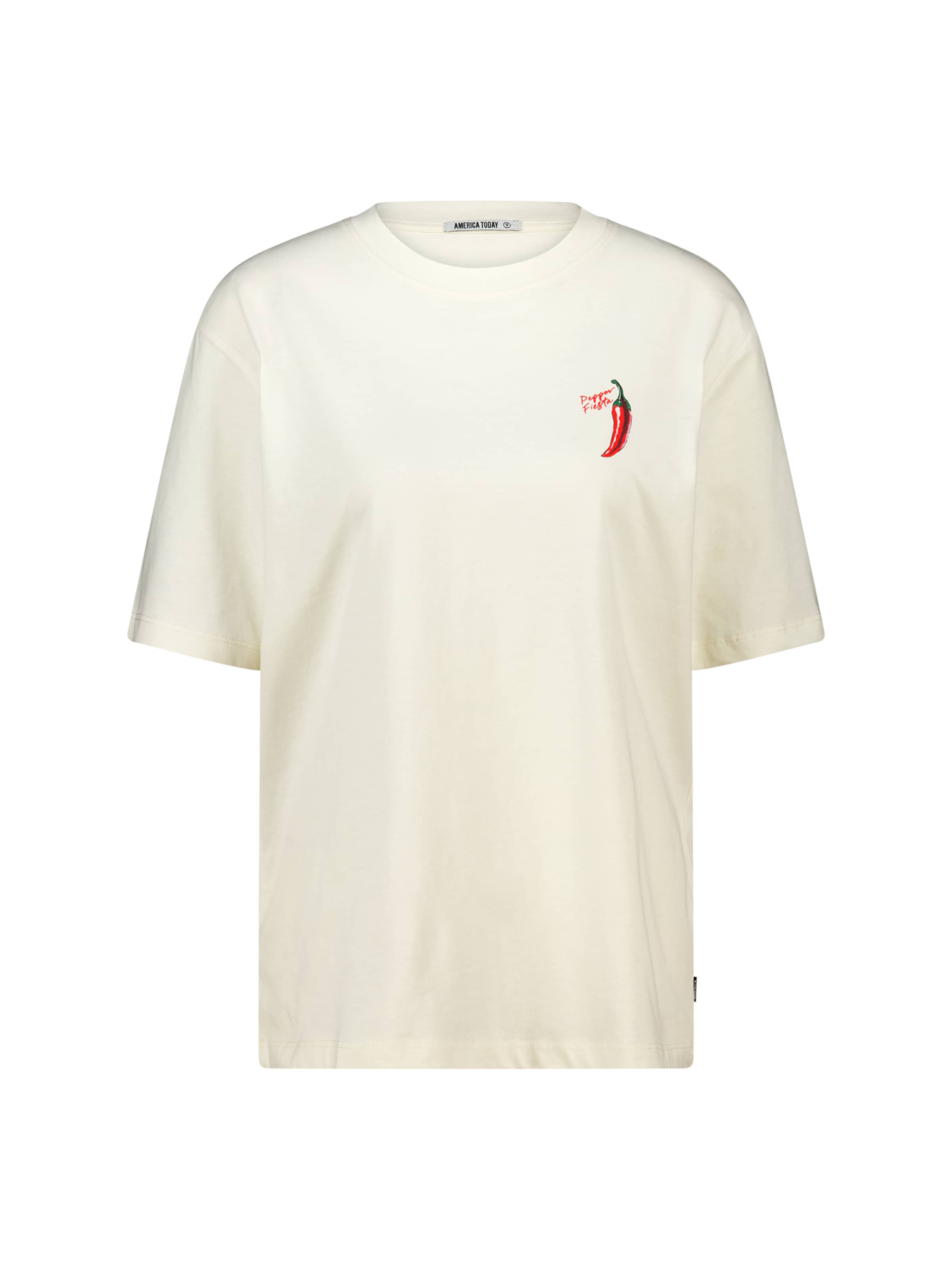 America Today T-Shirt in Weiß: Vorderseite