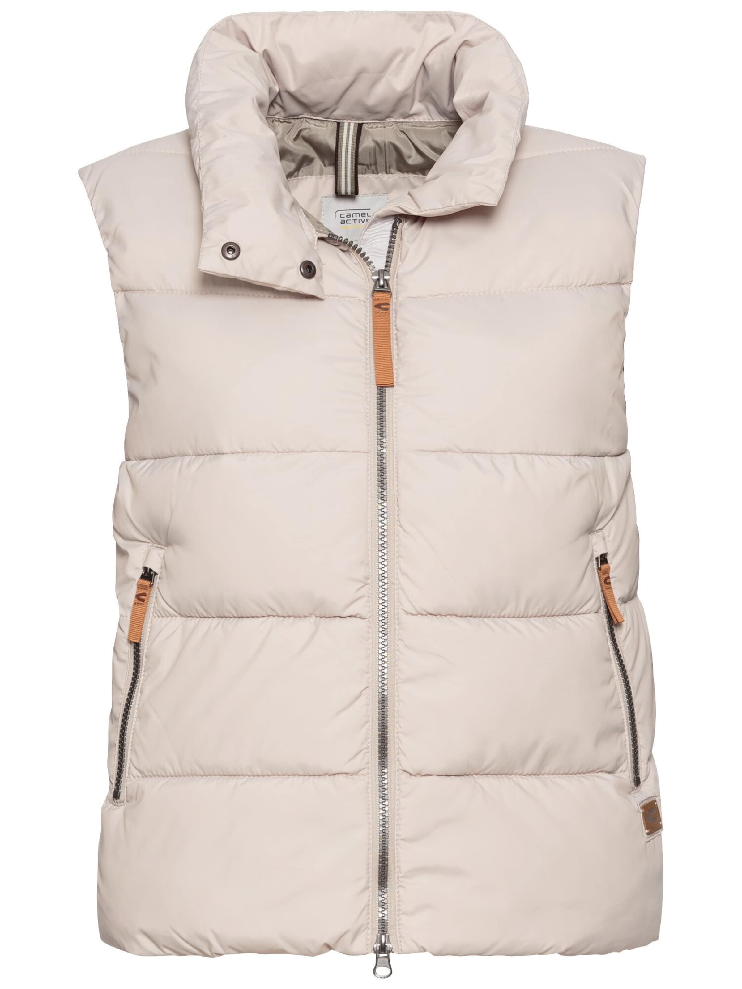 CAMEL ACTIVE Vest in Beige: front