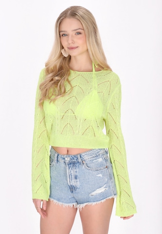 Pullover 'Fashion Look' di IZIA in giallo: frontale