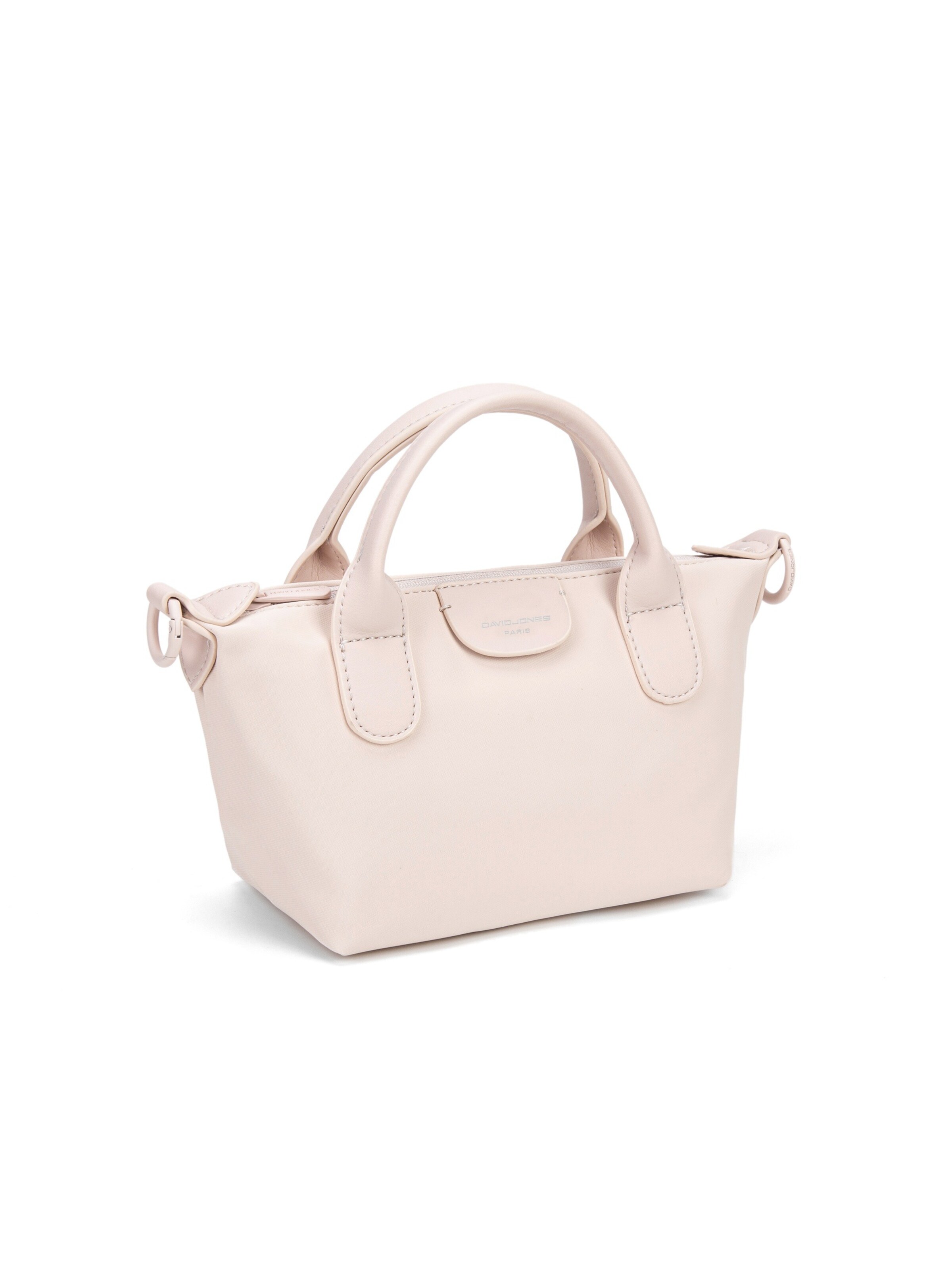 Borsa a mano 'Mini Borsa a Mano David Jones Doppi Manici Zip' di David Jones in rosa: frontale