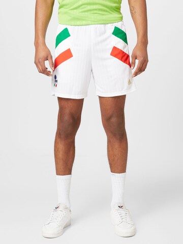 ADIDAS SPORTSWEAR Regular Sports trousers 'Italy' in White: front