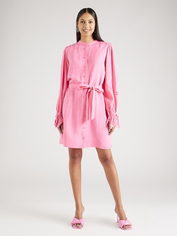 Fabienne Chapot Shirt Dress 'Chrisje' in Pink: front