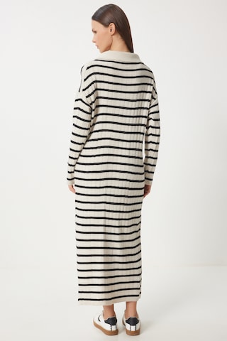 Happiness İstanbul Плетена рокля в бежово