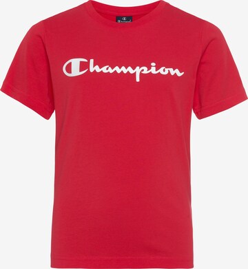 Maglietta di Champion in rosso: frontale