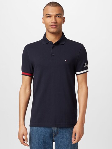 TOMMY HILFIGER T-shirt i blå: framsida