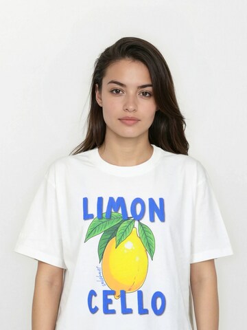 salzhaut Shirt 'BAALJE' in Weiß