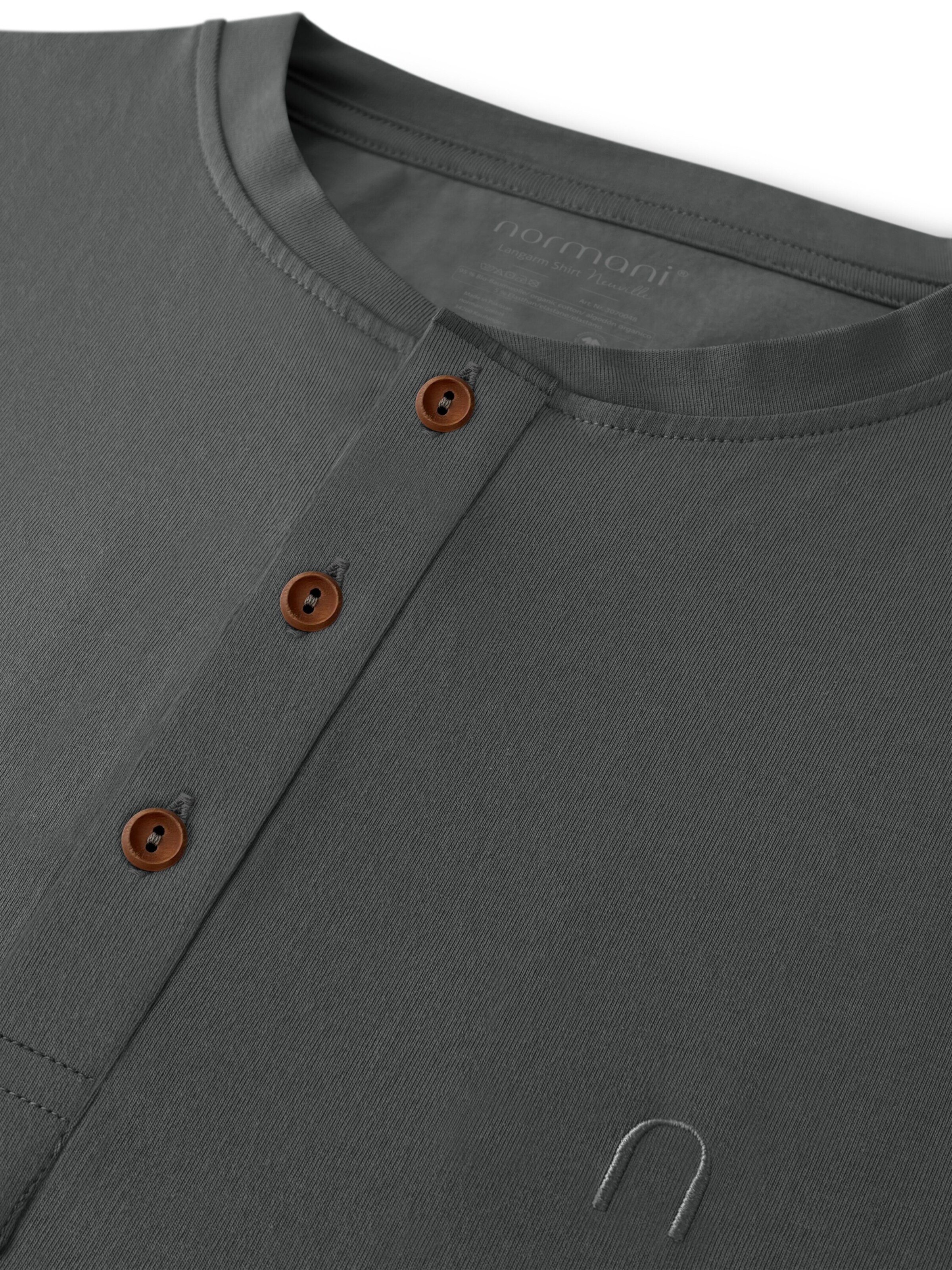 normani Shirt ' Neuville ' in Grey