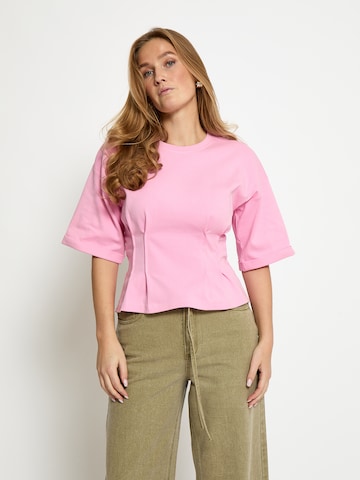 minus - Top 'Juniana' en rosa: frente