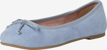 s.Oliver Ballet Flats in Blue: front