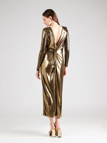 Twinset - Vestido de noche en oro