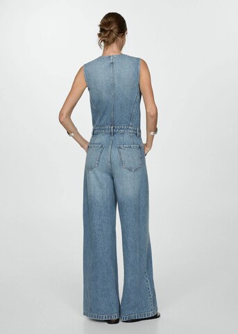 MANGO Jumpsuit 'Venetia' in Blau